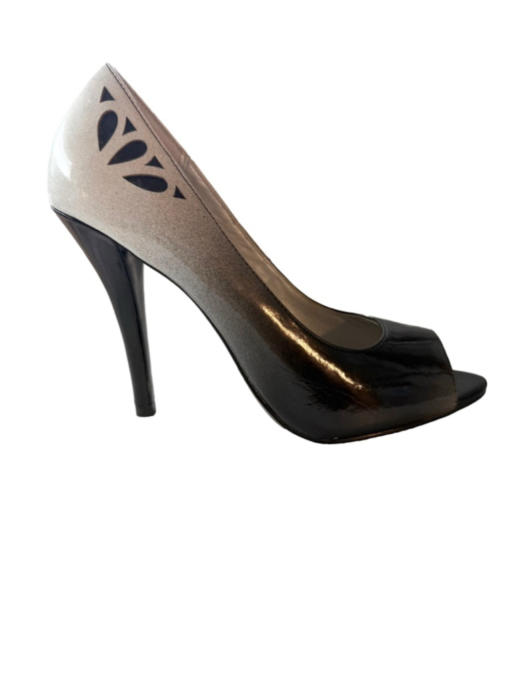 NWOT Bakers Peep toe heels black size 7.5 Y2K early 2000s